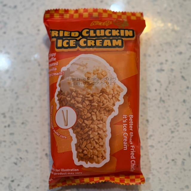 Fried Chicken Ice Cream.