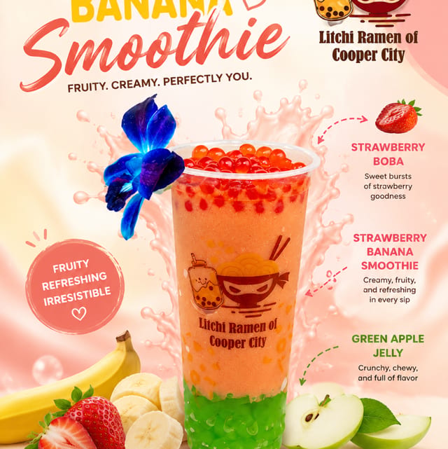 Smoothies - 2 flavors.