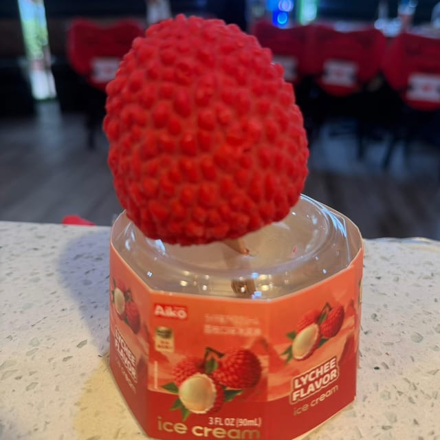 Litchi Ice Cream.