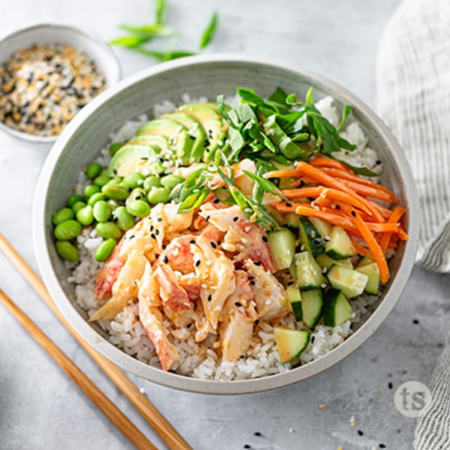 Litchi Krab Bowl.