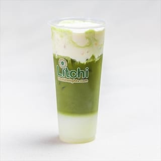 Matcha Latte with Cheese Foam