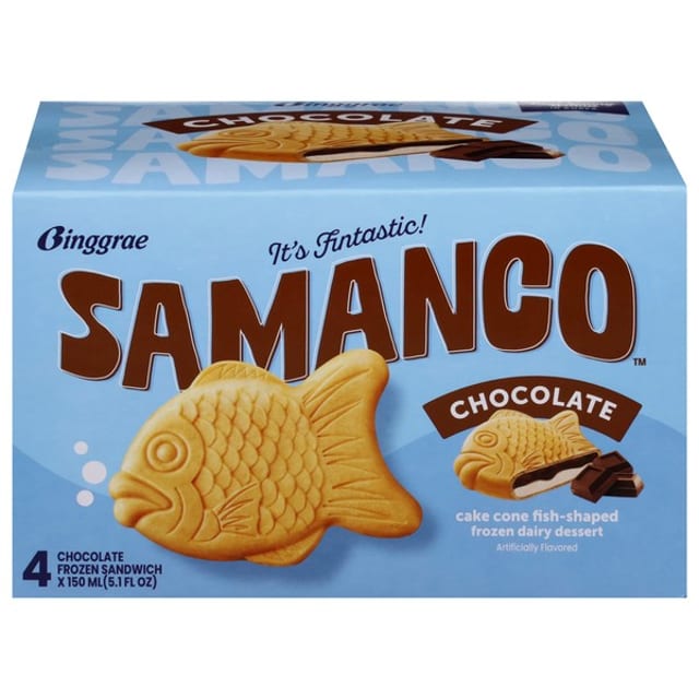 Chocolate Fish Ice Cream.