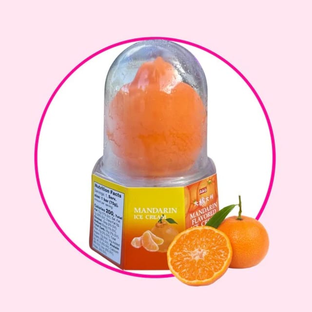 Mandarin Ice Cream.