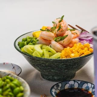 Ginger Shrimp Bowl